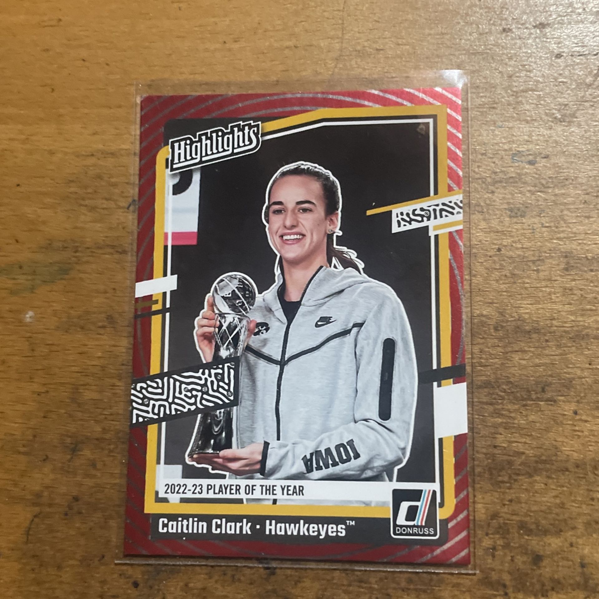 2024 CAITLIN CLARK RED FOIL HIGHLIGHTS CARD