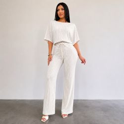 White stripe set (medium)
