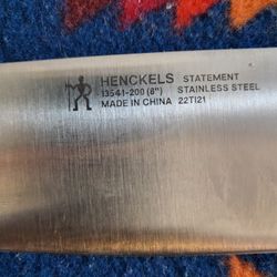 Henckels 13541-200( 8" ) A D Henckels 15551-200 8-180( 7") Used