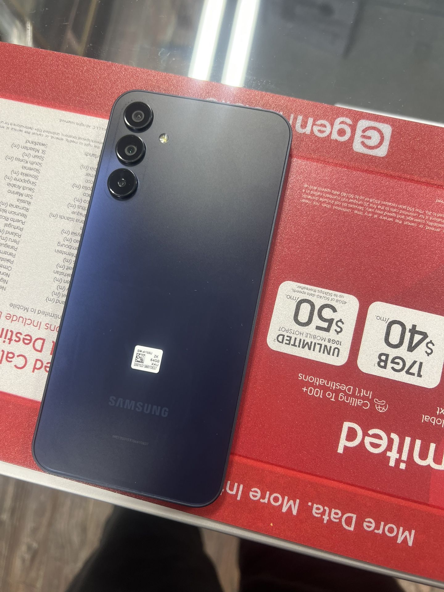 Samsung Galaxy A15 5G SM-A156U 64GB 4GB Metro Locked Blue