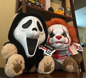 Spirit Halloween Teddy Terrors Ghostface Pennywise