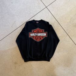 Harley Davidson 2001 Route 66 Grand Canyon Arizona Sweatshirt Black Mens M