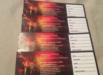 HARLEY DAVIDSON MOTORCYCLE RAFFLE