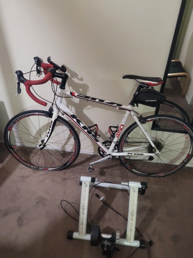 Road Bike And Trainer