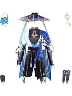 Genshin Impact Wanderer Cosplay Costume Set