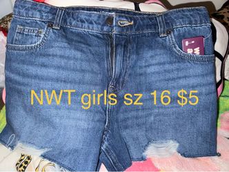Girls jean shorts