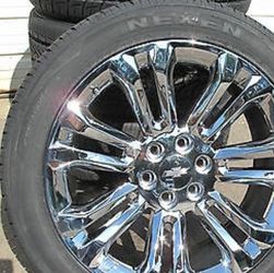 Chevy Tahoe Rims Chevrolet Suburban Wheels Ltz Rst Z71 Yukon Sierra Denali Cadillac Escalade 