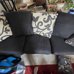 8' Blue Couch