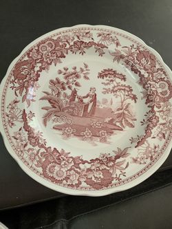 Spode Archive Collection Girl At Well Plate 