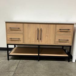 55" Bathroom Vanity Stone Countertop (Open Box)