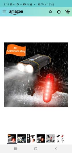 Rechargeable bicycle light