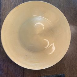 Six Gold Plastic Plate Decor