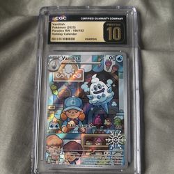 Vanillish Pristine 10 CGC Illustration Rare