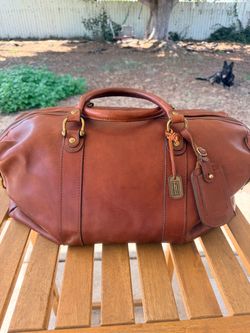 Hartmann Leather Weekender Duffle Bag