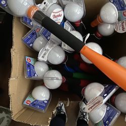13 New Plastic Baseball Bats