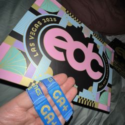 2 EDC General Admission Plus Wristbands (includes EDC box w/ goodies !)