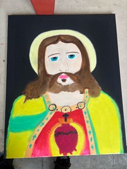 Jesus Oil on canvas painting