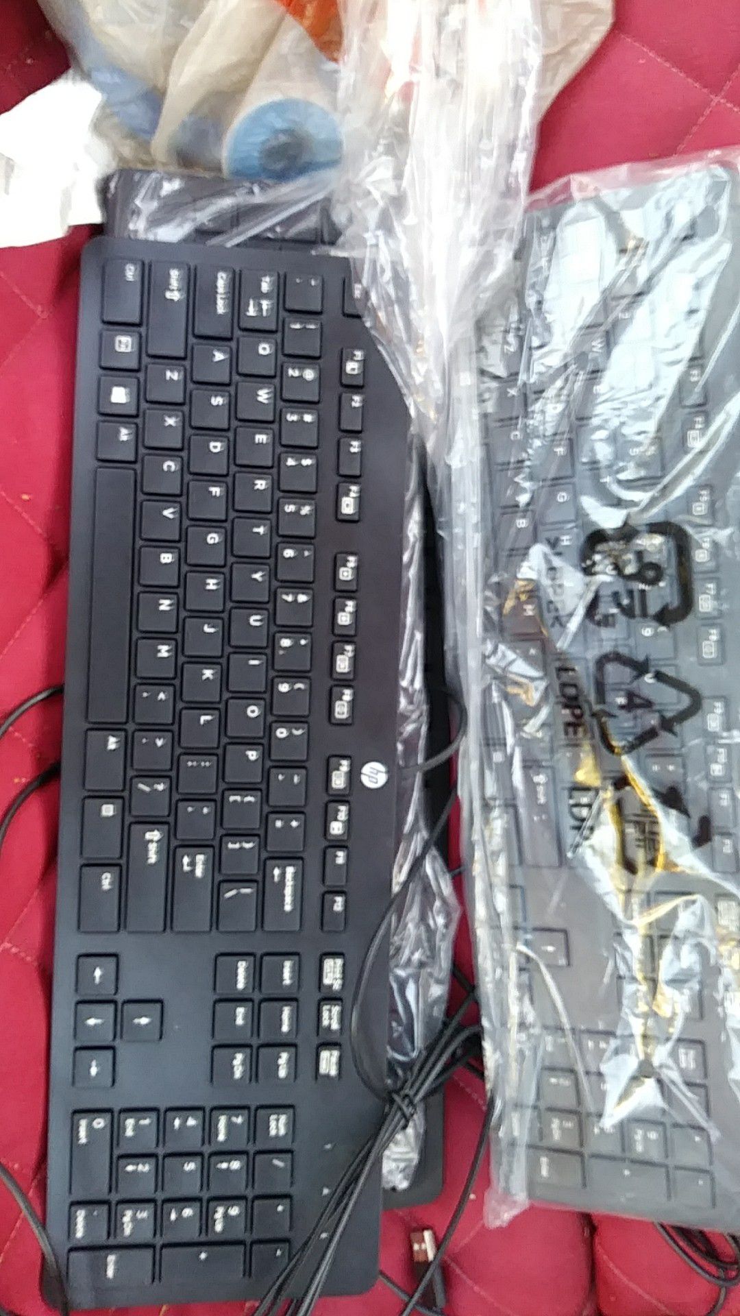 HP keyboard, wired