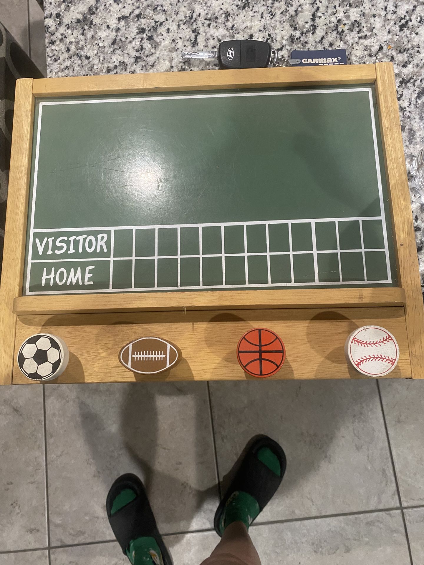 Chalk Board Jacket Holder