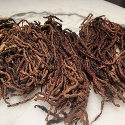 A Lot Of  Real Dread Locs Short And Small Size 5- 6 Inches Can Be Colored