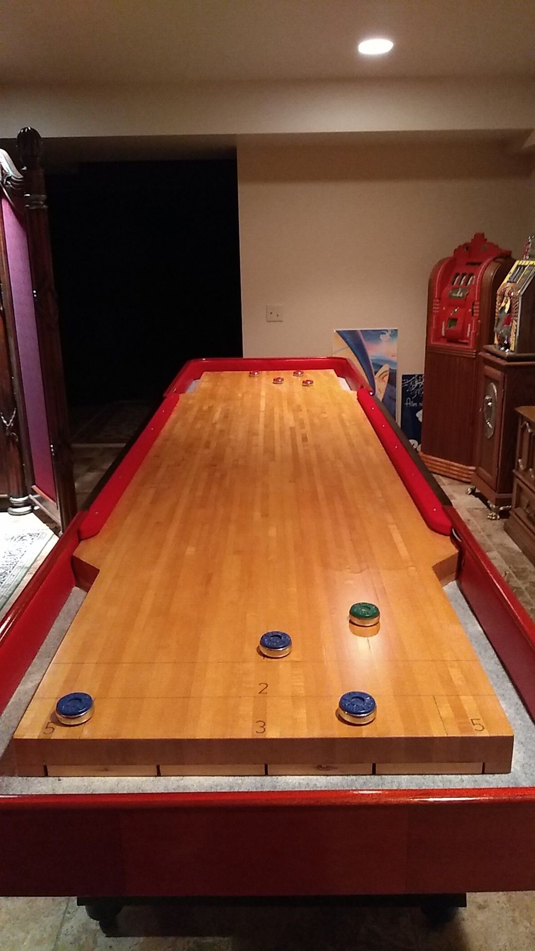 Vintage American Shuffleboard Company shuffleboard