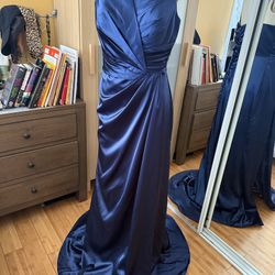 Formal Navy Gown/ Vestido Elegante Para Boda