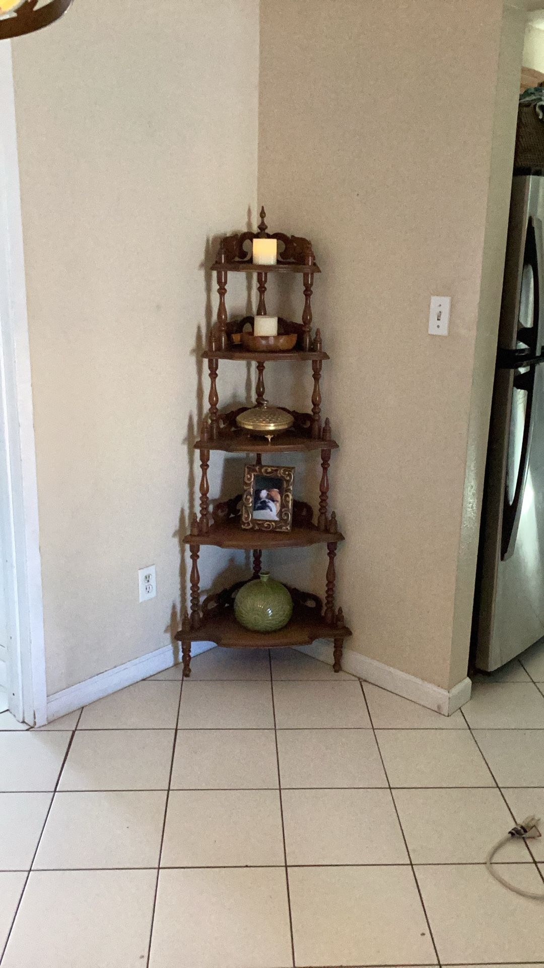 Vintage Mahogany Shelf