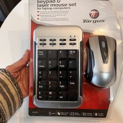 Wireless Keypad & Laser Mouse Set 