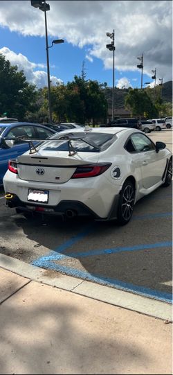 STI Style Carbon Fiber Swan Neck Wing