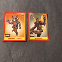 Rocket Raccoon And Star-Lord 2020 Upper Deck