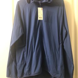 New men's windbreaker jacket, size XL