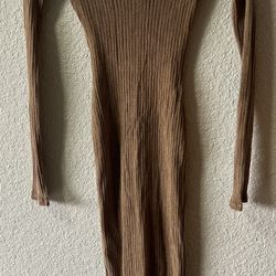 Brown Washed Mindi Dress 