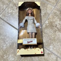 Barbie Golden Allure Doll 1999 White/Gold Dress Mattel 22961 Special Edition NIB