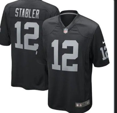 Raiders Stabler Throwback Jersey 