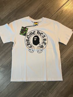 Chrome heart x Bape tee