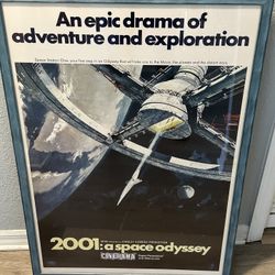 2001 A Space Odyssey Poster Original 