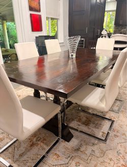 Nadeau Solid Wood Dining Table