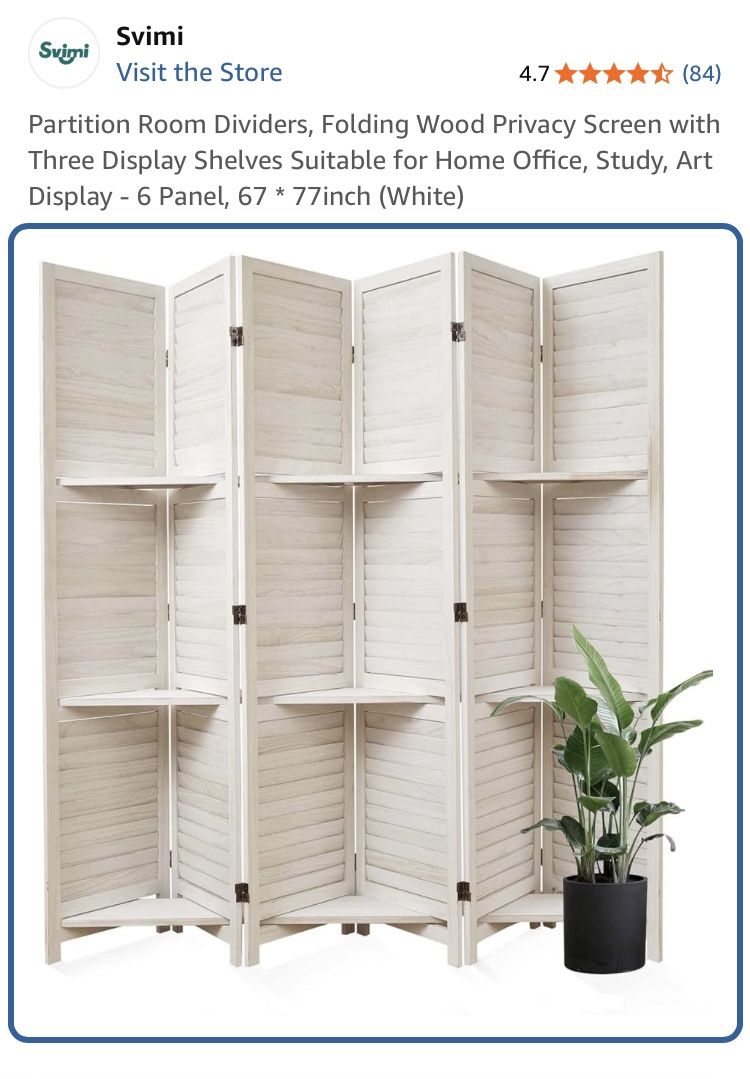 Partition Wooden Shelving