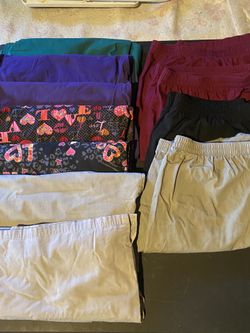 B .. Lot of Color Scrubs .. Tops and Bottoms