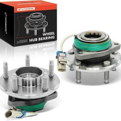 A-Premium 2 x Front Wheel Bearing Hub Assembly Compatible with Chevy Impala Monte Carlo Uplander, Buick Century LaCrosse Regal, Cadillac DeVille DTS, 