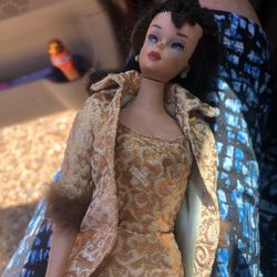 Vintage Barbie With Rare Dress Included In Photos 