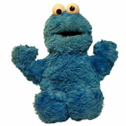 cookie monster vintage Sesame street gund 12" plush 95352