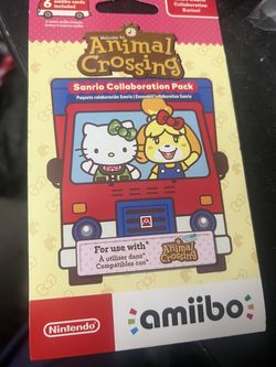 Animal Crossing Hello Kitty Sanrio collaboration pack  Amiibo Cards