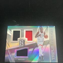 2017-18 Spectra Pascal Siakam Triple Threats Jersey Card