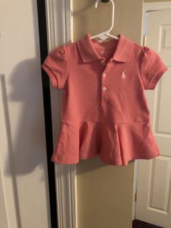 Baby girl polo shirt size 12months