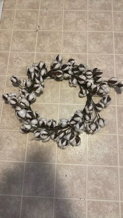 Cotton Wreath