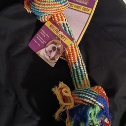Dog rope with knots chew toy