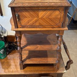Antique Copper Lined Smoke Stand