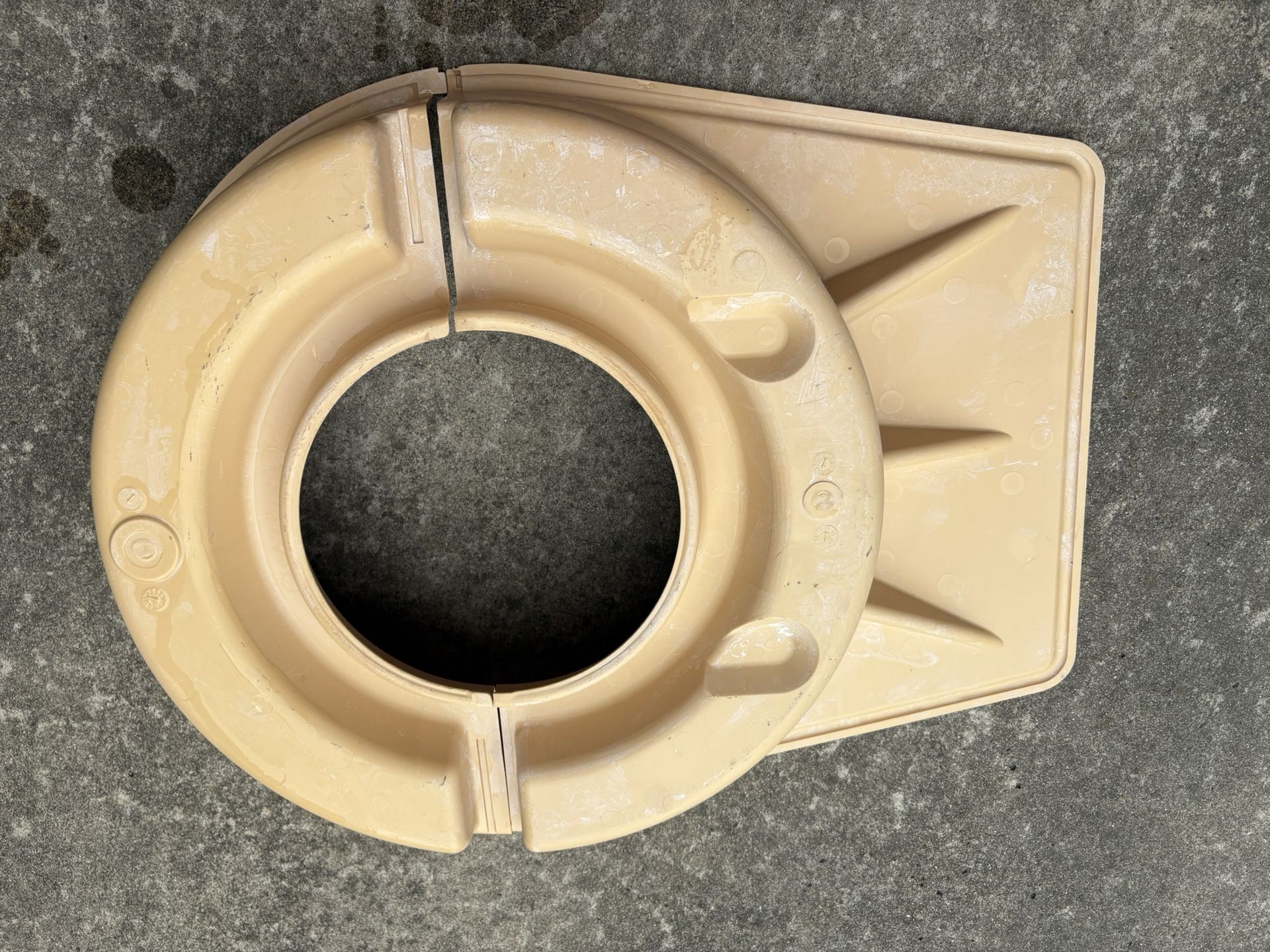 Shimpo 2 Piece Splash Pan for RK Wheel | Throwing Wheel Pan For Ceramics / Clay