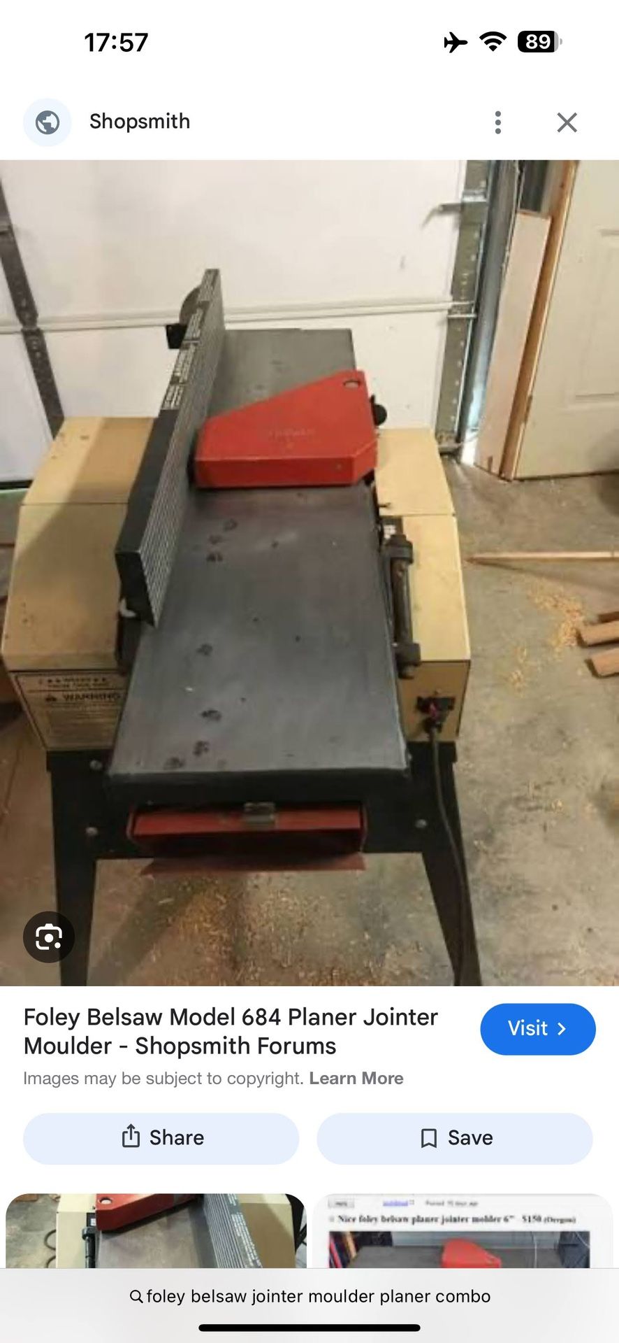 Jointer Planer Mouder Combination Machine